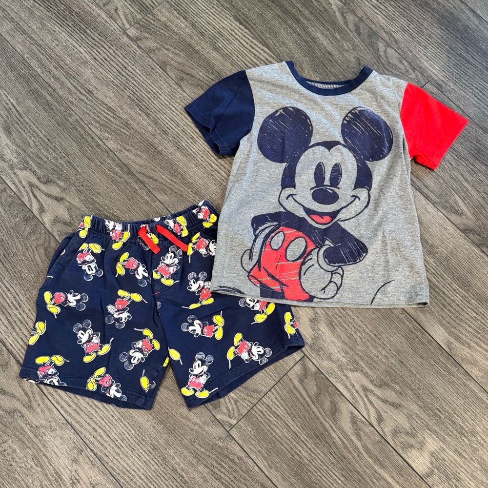 Disney Mickey Mouse Kids Pajama Set - 7/8